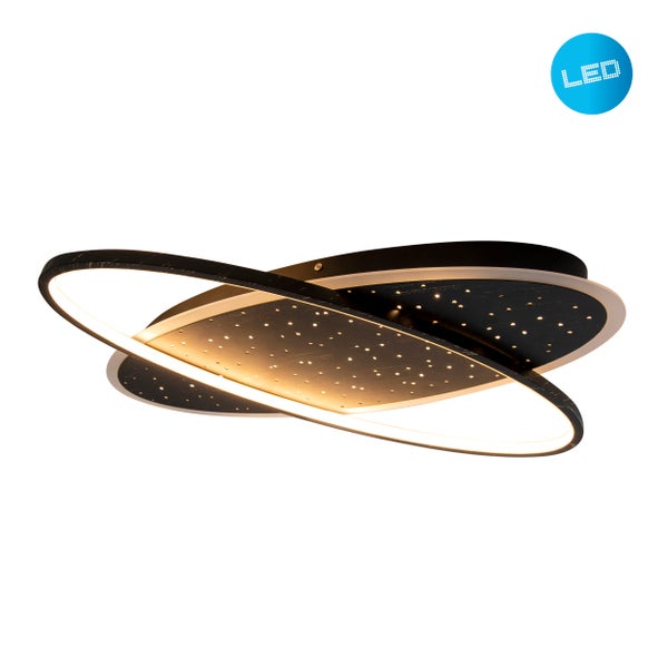 Moderne LED Deckenleuchte mit geschwungenem Design