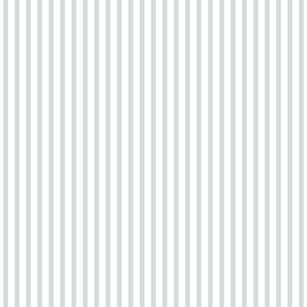 Sanders und Sanders Tapete Streifen Graugrün und Weiß - 53 cm x 10 m - 640312