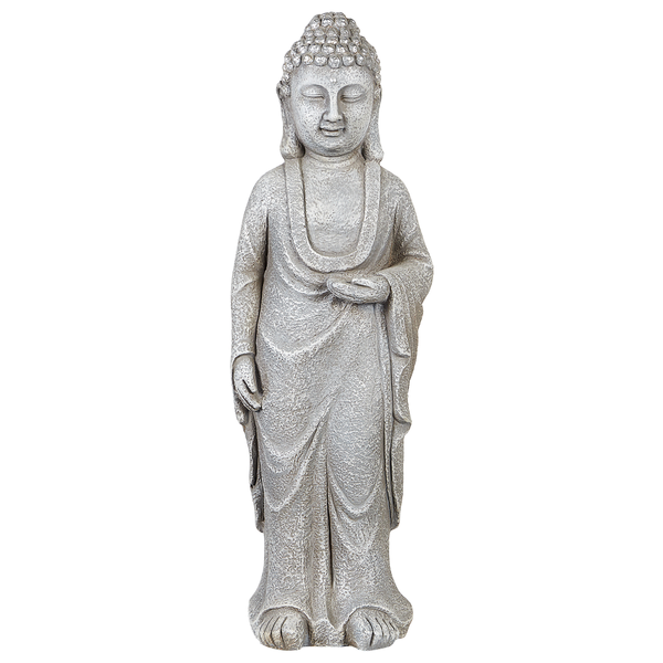 Dekofigur Buddha grau 70 cm THOIRY