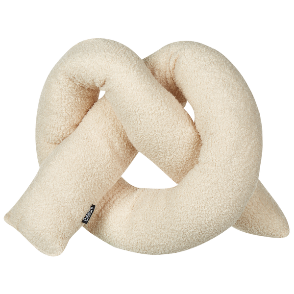 Dekokissen 2er Set GLADIOLUS Bouclé 172 x 14 cm Beige Ohne Muster