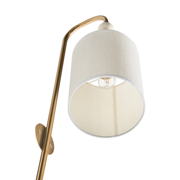 Wandleuchte mit Textilschirm