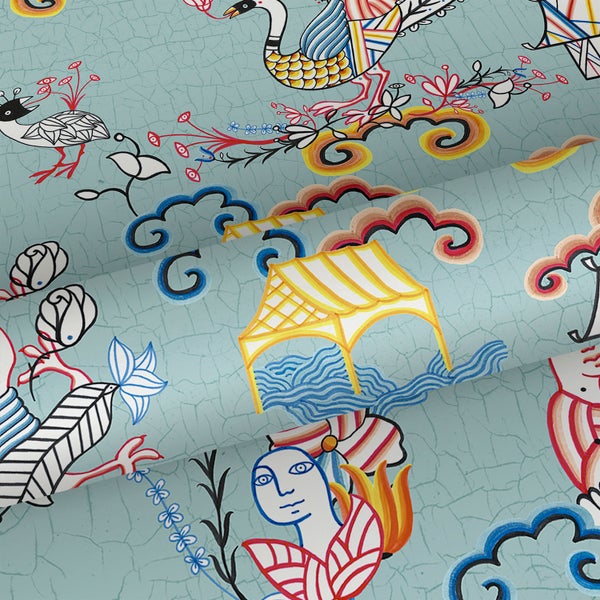 Lackmuster mit Glanz und Mattlackierung