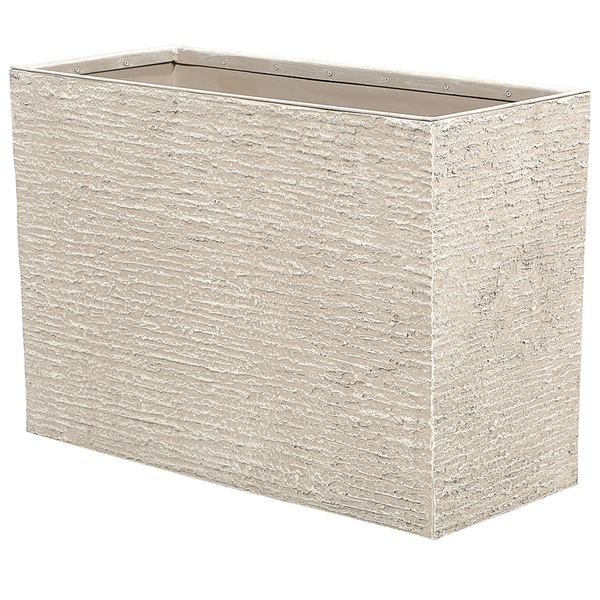 Blumenkübel EDESSA Stein 80 cm Hellbeige