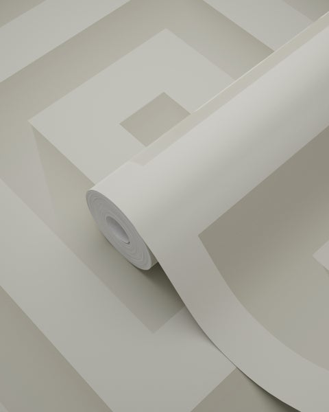 Origin Wallcoverings Tapete 3D-Quadrate Weiß - 50 x 900 cm - 347972