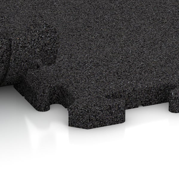 Fitness-Bodenschutzmatte – rutschfeste Sportmatte TZ - 1000x1000x30 mm - Anthrazit | Fitnessmatte Fallschutzmatte | rutschfest gelenkschonend | schalldämmend | WARCO