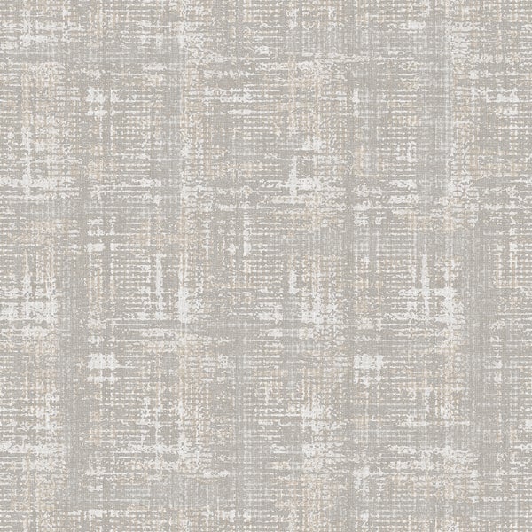 Sanders und Sanders Tapete Leinen-Optik Grau - 53 cm x 10 m - 640259