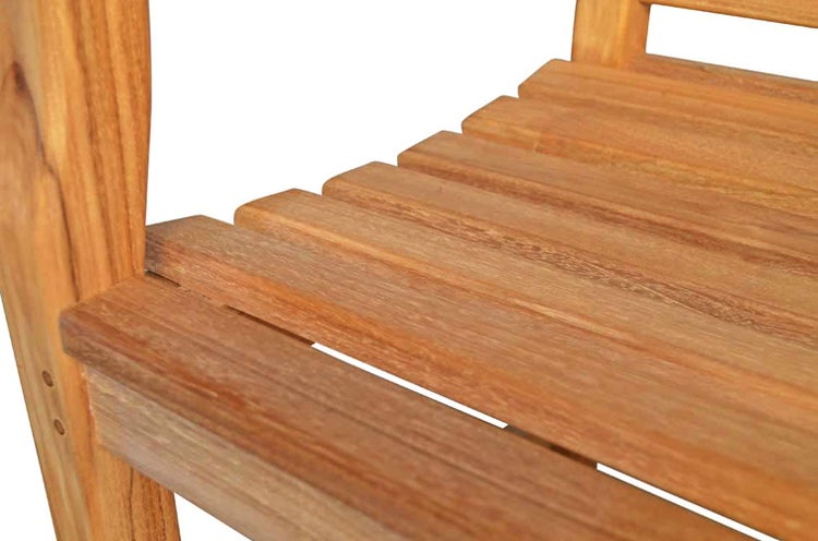 Teak Sessel Gartenstuhl Victoria Massivholz Premium wetterfest