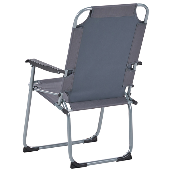 Campingstuhl mit Armlehnen, Klappstuhl