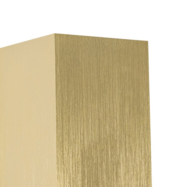 Design-Wandleuchte Gold quadratisch 2-flammig - Sab Honey