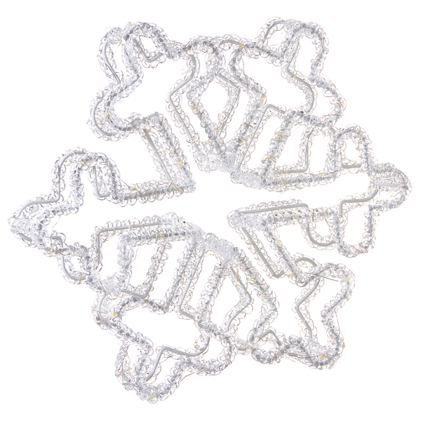 Schneeflockenleuchte mit Beleuchtung