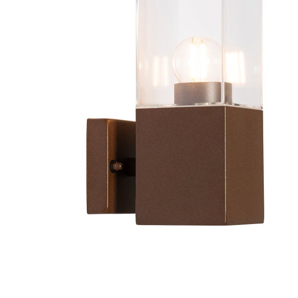 Moderne Außenwandleuchte Rostbraun - Malios