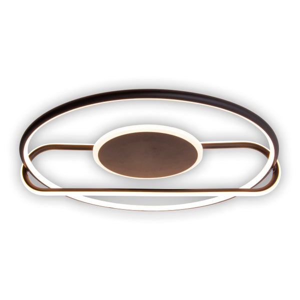 Moderne LED-Deckenleuchte mit ovalem Design