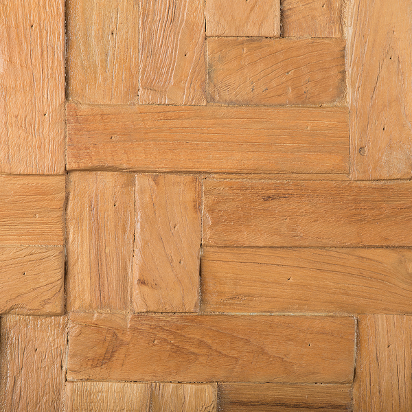 Wandobjekt TOLUCA Teakholz 40 cm Braun