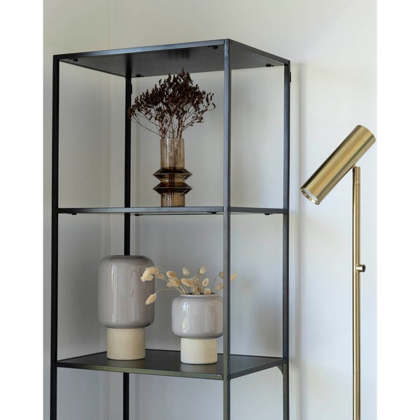 Paris Stehlampe 25x150x25cm Messing dekor. 25 X 25 X 150 cm