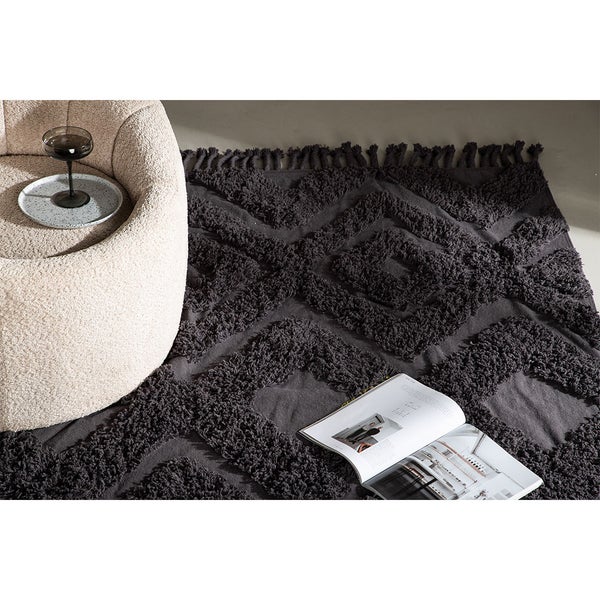 Hilma Teppich 350x250cm dunkel grau. 250 X 350 X 2 cm