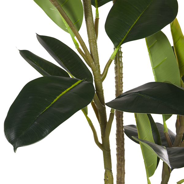 Kunstpflanze FICUS ELASTICA 134 cm Grün