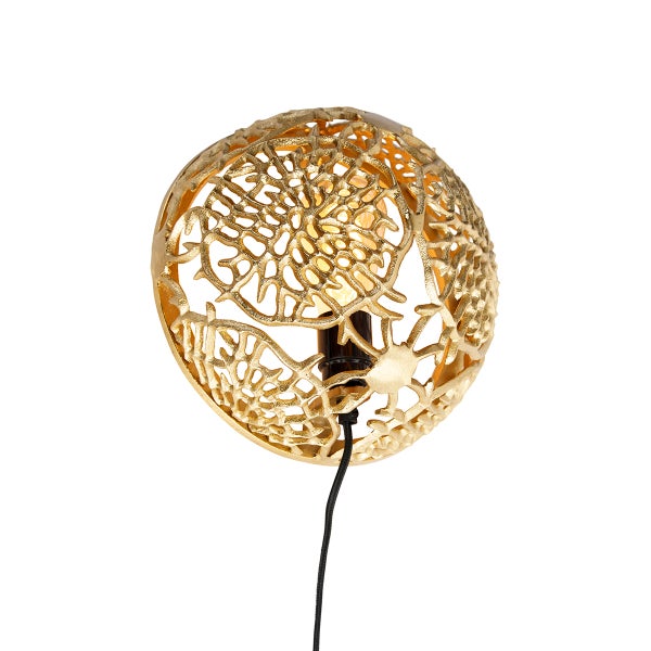 Art Deco Wandlampe Gold - Maro