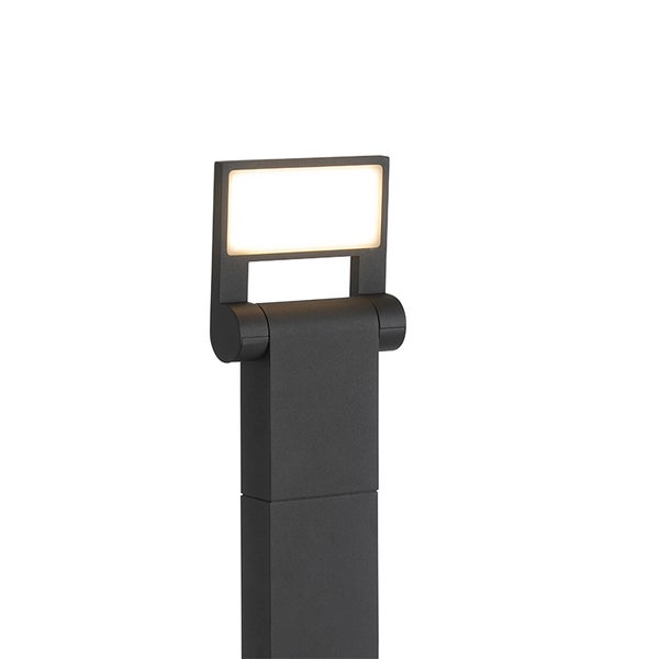 Moderner Außenmast grau inkl. LED IP54 - Zane