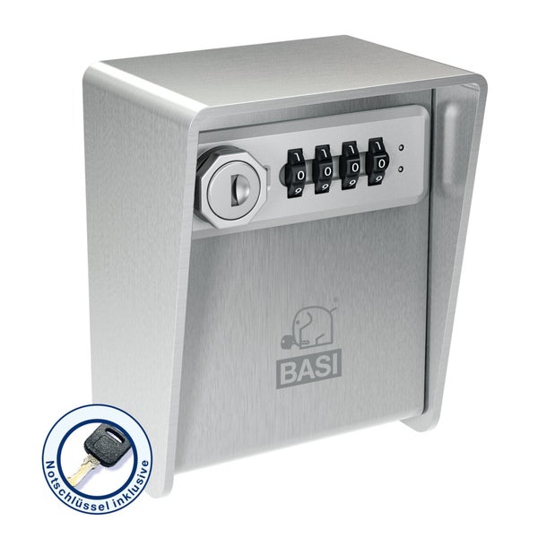 BASI Schlüsseltresor mit Zahlencode und Notschlüssel