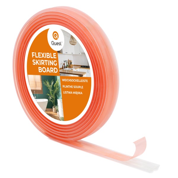 Flexible Sockelleiste auf Rolle