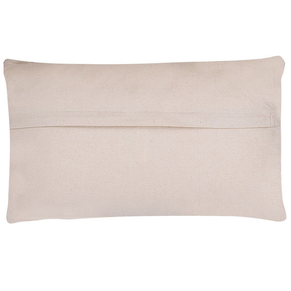 Dekokissen BETULA Baumwolle 30 x 50 cm Beige Geometrisches Muster