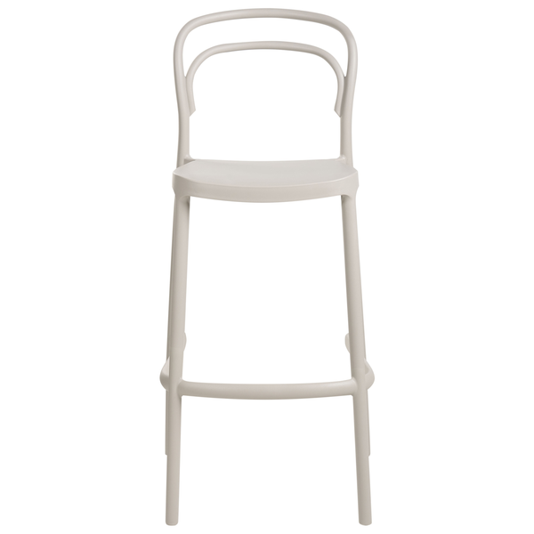 Garten-Barhocker 2er Set PORANO Beige