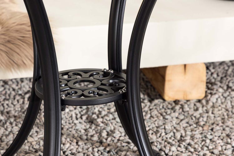 Leiria Cafetisch Ø60 braun. 60 X 60 X 66 cm