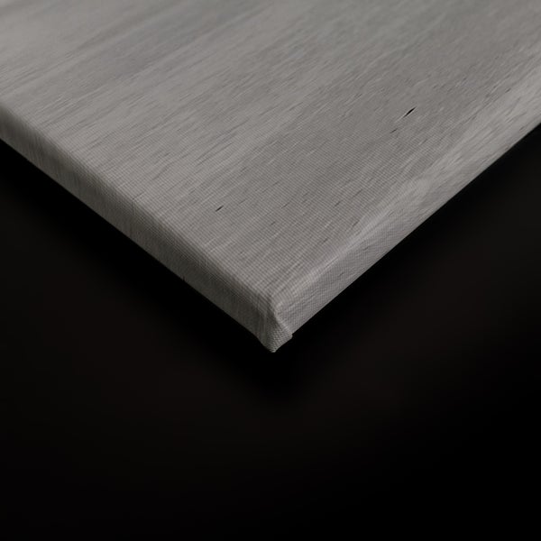 Nahaufnahme einer Leinwand auf einem Holzrahmen