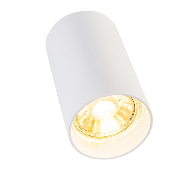 Moderner Aufbaustrahler weiß 5,5 cm GU10 50 mm - Tuba