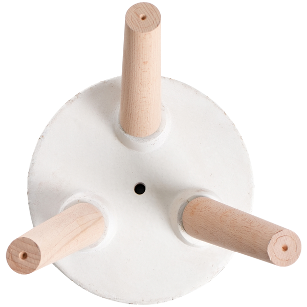 Blumentopf mit Beinen PREWEZA 23 cm Cremeweiß