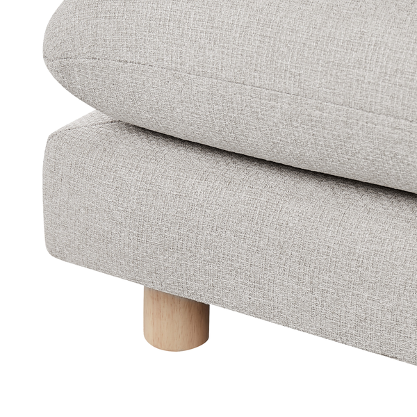 Ottomane HEDEN Stoff Beige