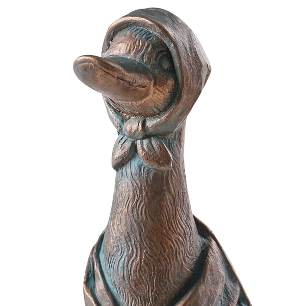 Gartenfigur BALEYA Ente Braun