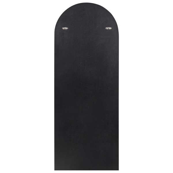 Rückseite eines stehenden Bogenspiegels mit Aufhängung