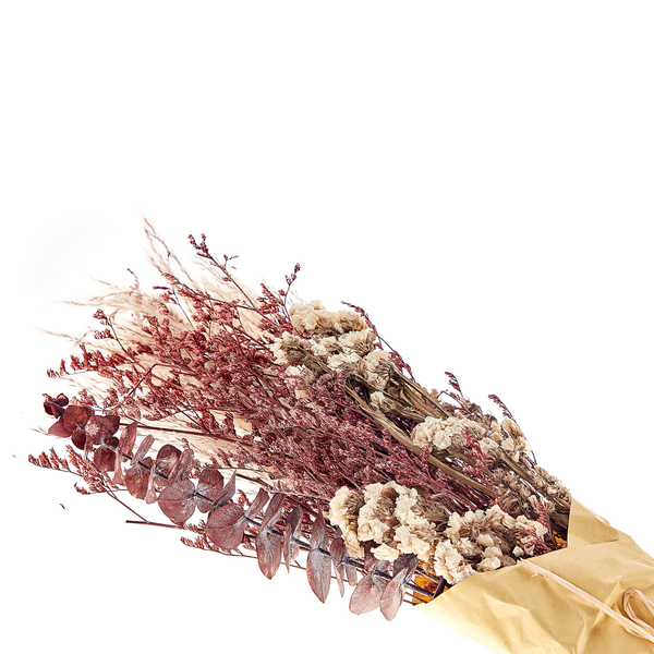 Trockenblumenstrauß ARABA 55 cm Rosa