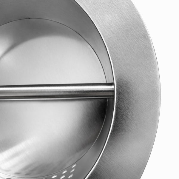 Edelstahl Aschenbecher mit Entleerungsfunktion