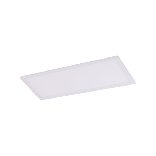 LED Aufbaupanel NICOLA, Aufbauleuchte aus Metall und Kunststoff mit fest verbauten LEDs in neutralweiß, Panel für Innenräume 29,5 x59,5 cm