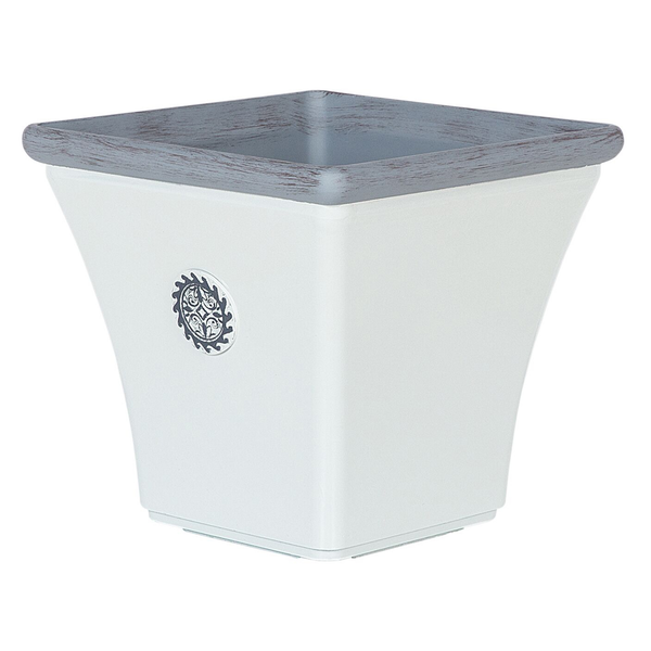 Blumenkübel ELATEIA 32 cm Weiß