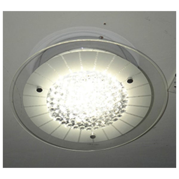 Deckenleuchte mit Kristall-Elementen