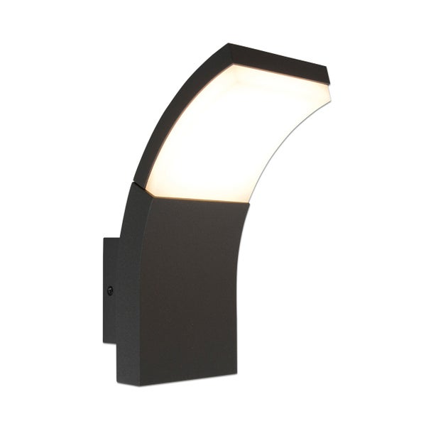 Gebogene LED-Außenwandleuchte