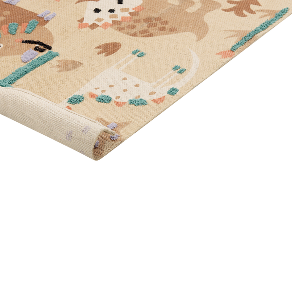 Kinderteppich STABAT Bunt 80 x 150 cm Baumwolle
