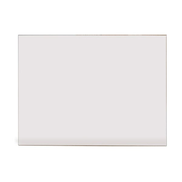 Rechteckige, transparente Platte aus Kunststoff oder Glas für Heimwerkerprojekte.