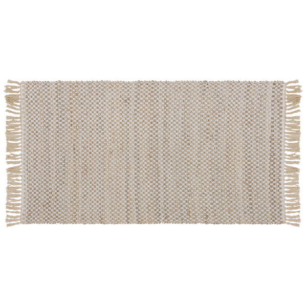 Teppich ZERDALI Beige 80 x 150 cm Jute