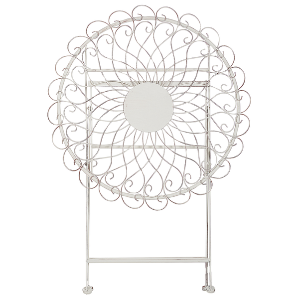 Outdoor Bistrotisch STIFFE 70 cm 70 cm Metall Weiß