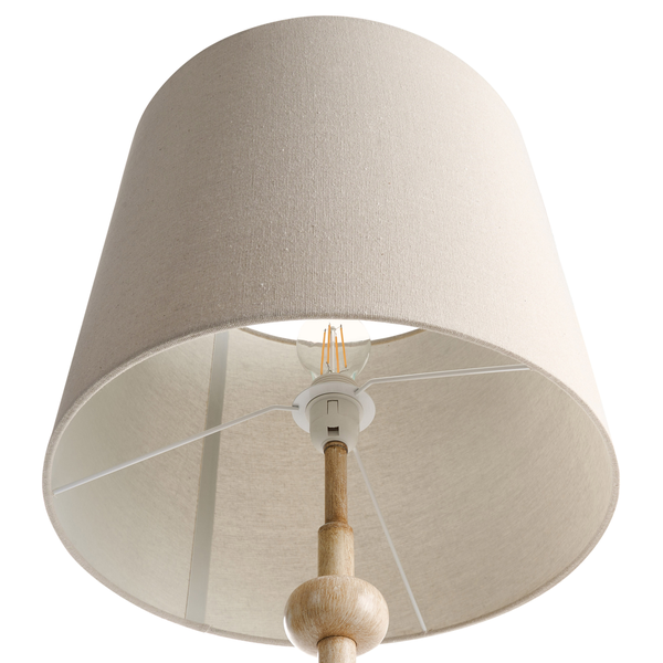 Stehlampe KRIOS Metall Hellbraun