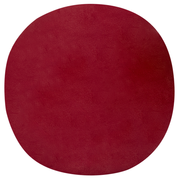 Rundes rotes Schleifblatt für Exzenterschleifer.
