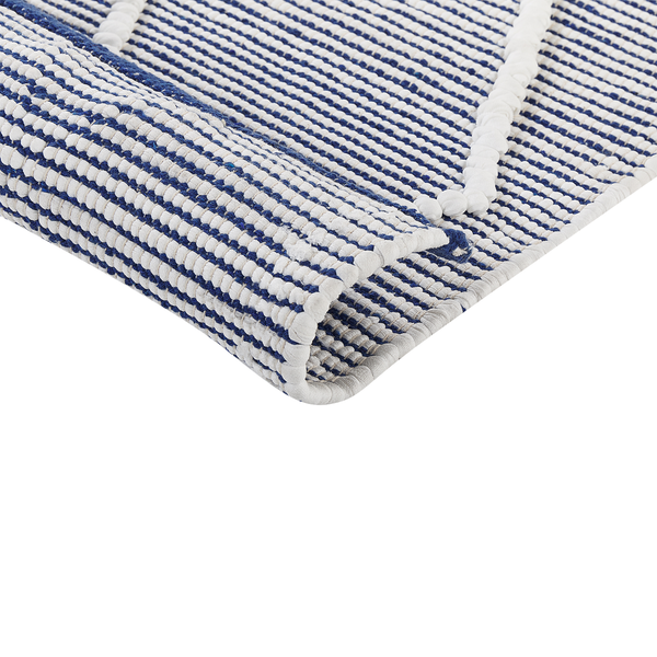 Teppich SYNOPA Blau 80 x 150 cm Baumwolle