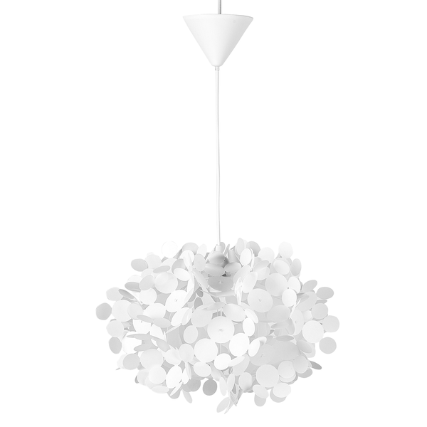 Hängeleuchte weiß Blumenform LAMONE