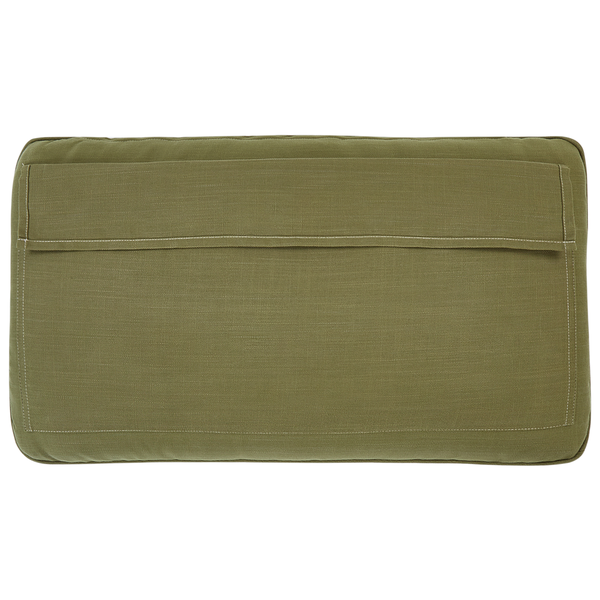 Rechteckiges Dekokissen mit abgesetzter Naht