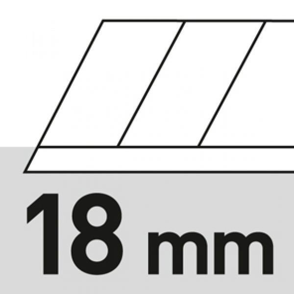 Triuso Abbrechklingen 18 mm wärmebehandelt Power Black Pack a 10 Stück