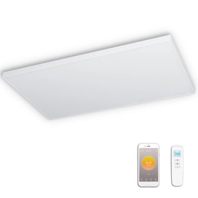Infrarotpanel Quality Heating WiFi Exklusive 660W Weiß inkl. Fernbedienung, WiFi-Steuerung, Deckenmontage, spritzwassergeschützt, 5 Jahre Garantie